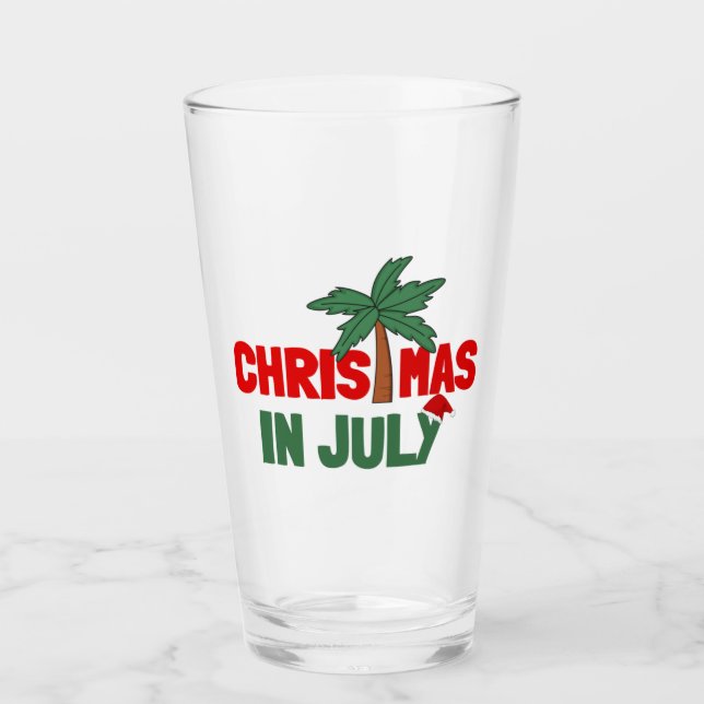 CHRISTMAS I JULY GLASKOPP (Framsida)