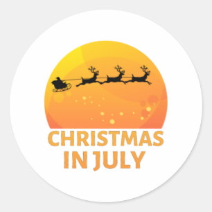 CHRISTMAS I JULY RUNT KLISTERMÄRKE