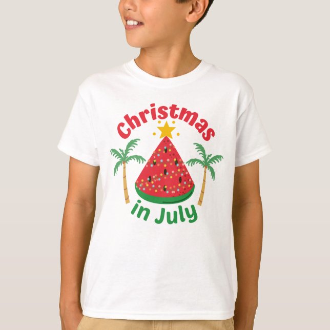 CHRISTMAS I JULY T SHIRT (Framsida)