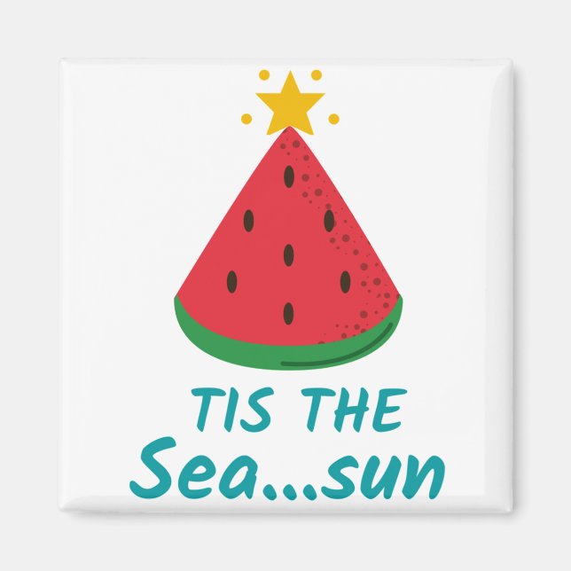 CHRISTMAS I JULY TITTAR PÅ HAVET MAGNET (Framsidan)