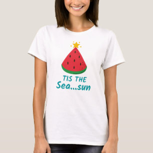 CHRISTMAS I JULY TITTAR PÅ HAVET T SHIRT