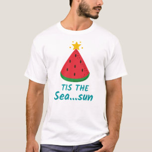 CHRISTMAS I JULY TITTAR PÅ HAVET T SHIRT