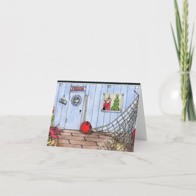 CHRISTMAS I MAINE HELGKORT (Framsida)