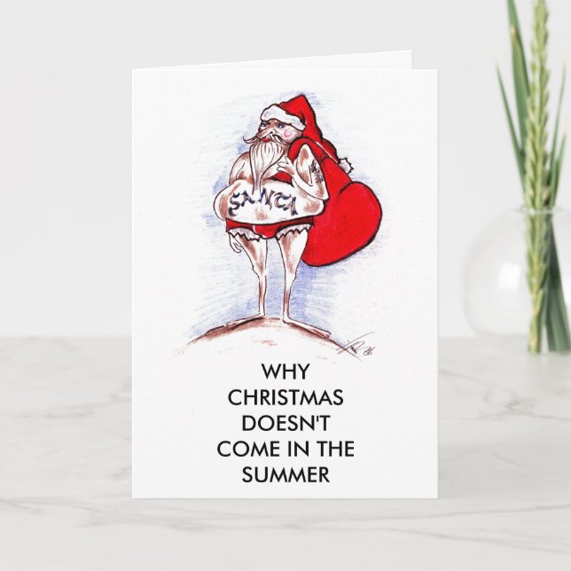 CHRISTMAS I SOMMER HELGKORT (Framsida)