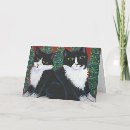 CHRISTMAS I SVART OCH VITT HELGKORT