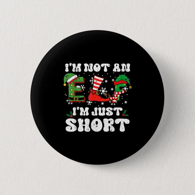 Christmas Im Not Elf Just Short Funny Xmas Women K Knapp (Framsida)