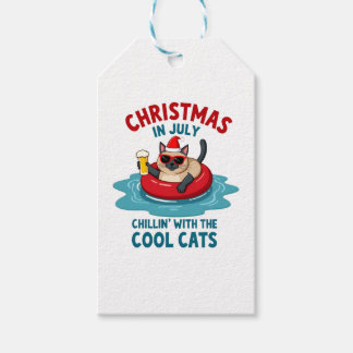 Christmas In July Daddy Mommy Chillin With The Sia Presentetikett