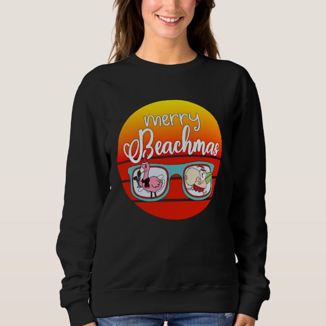 Christmas in July Merry Beachmas T Shirt (Framsida)