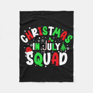 Christmas In July Squad Funny Christma Summer Men  Fleecefilt