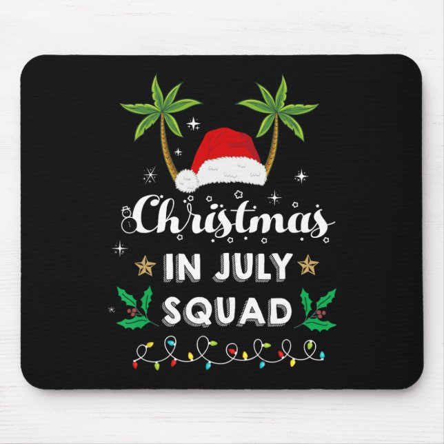 Christmas In July Squad Funny Summer Xmas Santa Ha Musmatta (Framsidan)