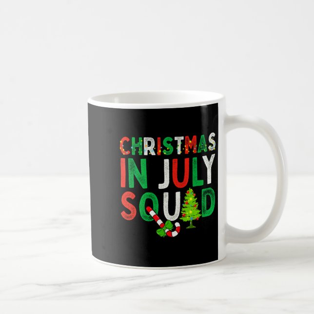 Christmas In July Squad Funny Xmas Men Women Kids  Kaffemugg (Höger)