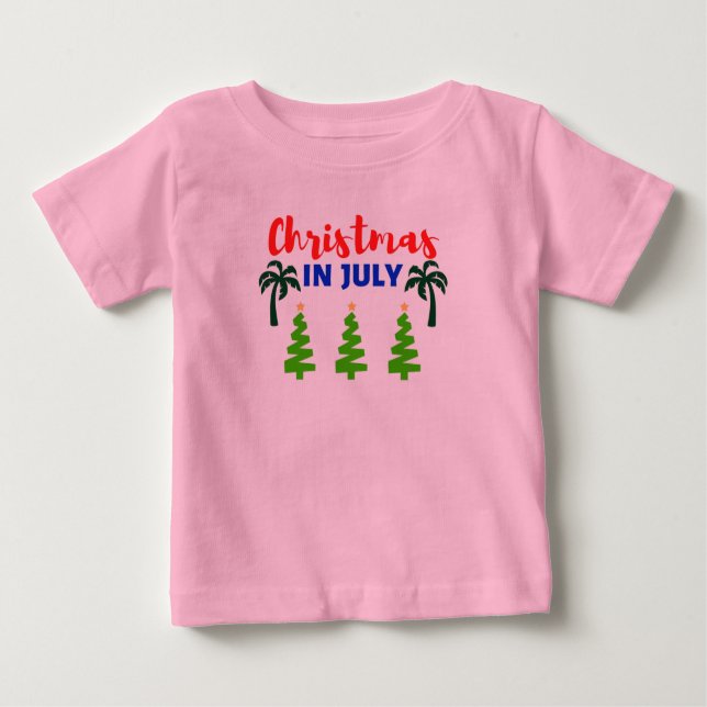 CHRISTMAS IN JULY T-Shirt (Framsida)