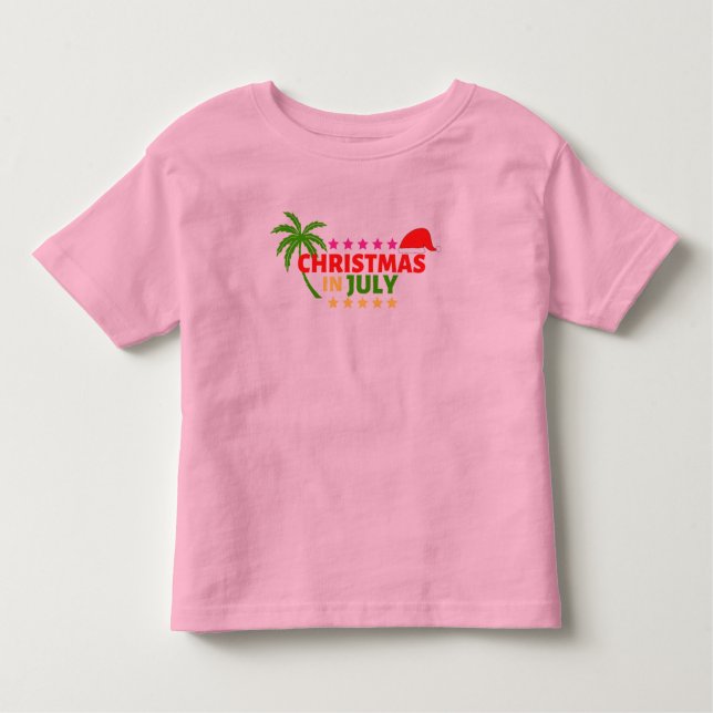 CHRISTMAS IN JULY T-Shirt (Framsida)