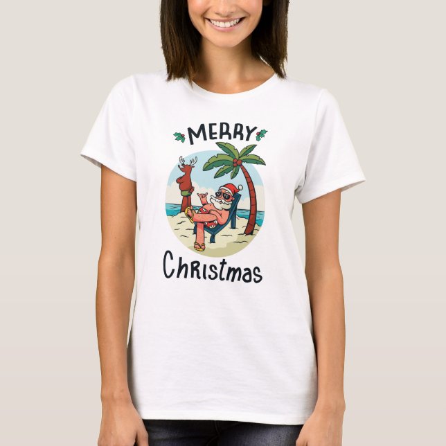 Christmas in July T Shirt (Framsida)
