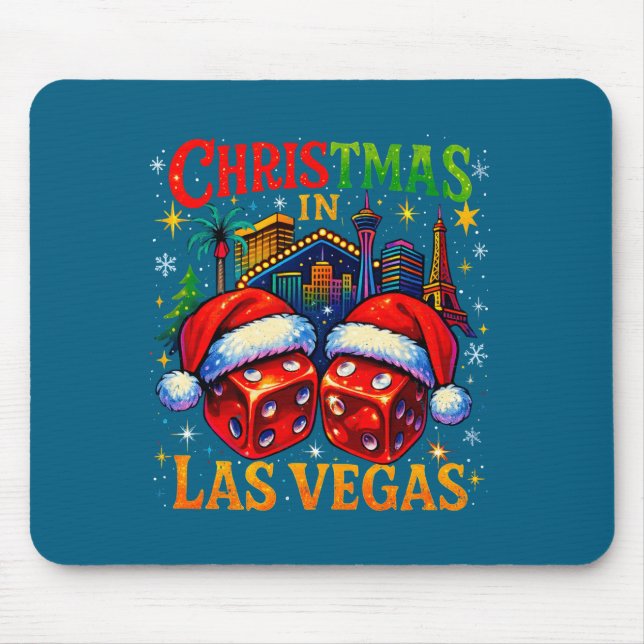 Christmas In Las Vegas Funny Holiday Design Long S Musmatta (Framsidan)