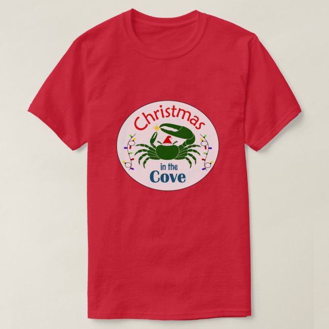 Christmas in the Cove Adult Tee (dark colors) (Design framsida)
