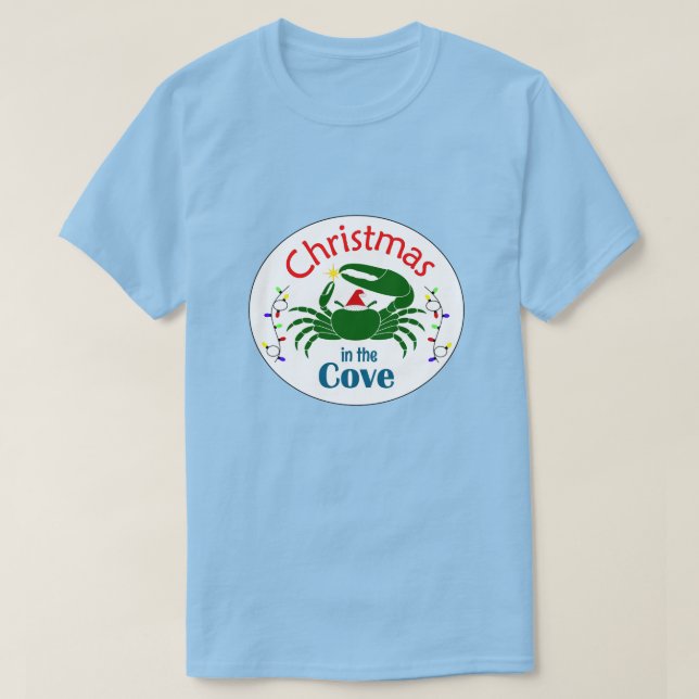 Christmas in the Cove Adult Tee (light colors) (Design framsida)