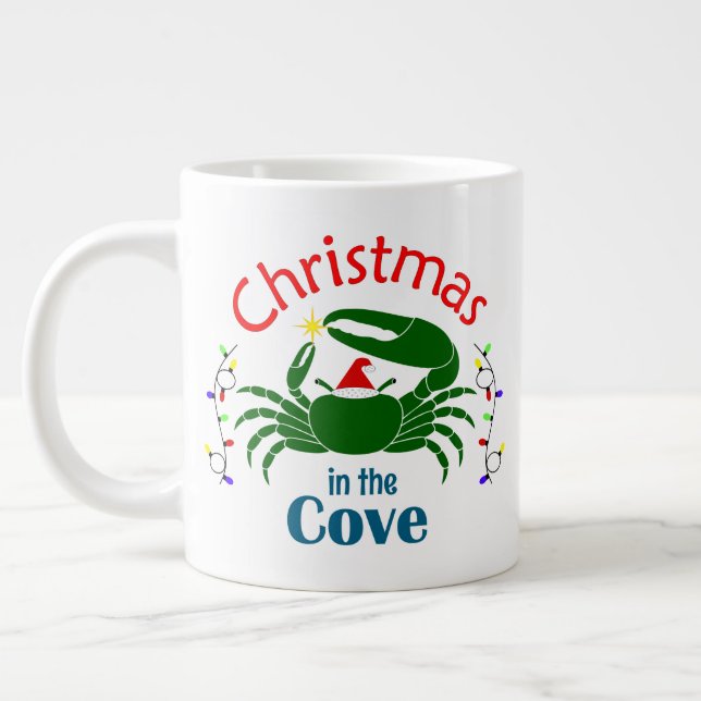 Christmas in the Cove Jumbo 20 oz Mug Mugg (Vänster)