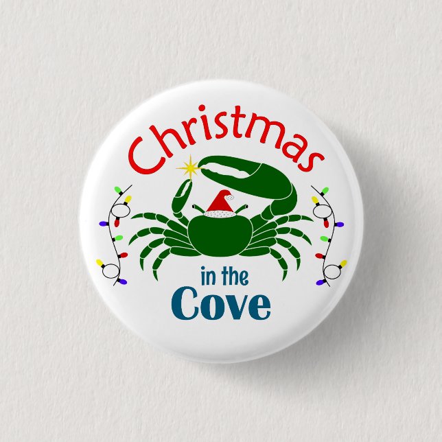 Christmas in the Cove Small Button Knapp (Framsida)