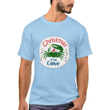 Christmas in the Cove Vuxen T-shirt (ljusa färger)