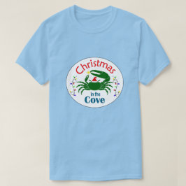 Christmas in the Cove Vuxen T-shirt (ljusa färger)