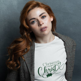 CHRISTMAS INNEBÄR ATT UTAN KRISTS KVINNOR T SHIRT