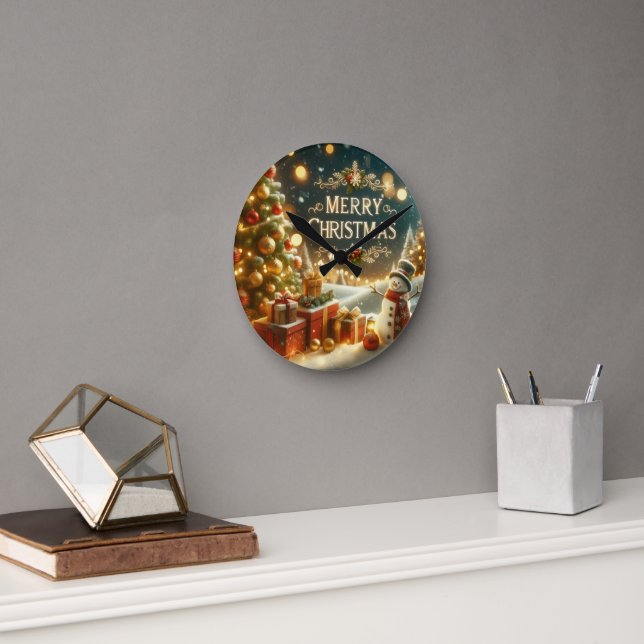  Christmas into your home  Wall Clock Rund Klocka (Kontor)