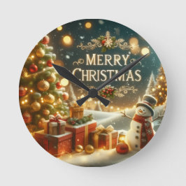  Christmas into your home  Wall Clock Rund Klocka