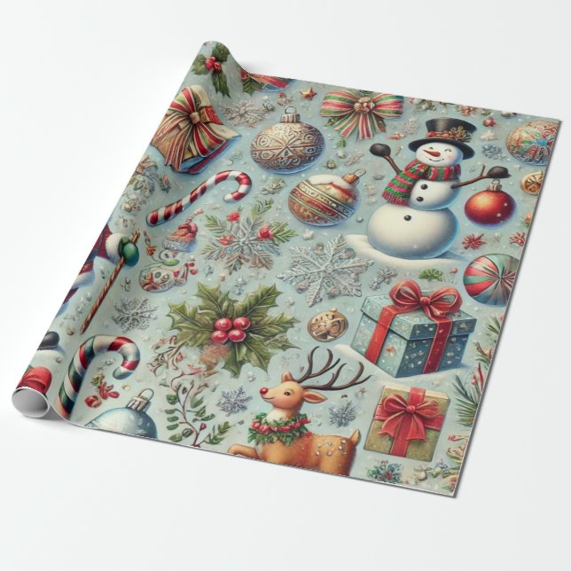 christmas is already here presentpapper (Utrullad)