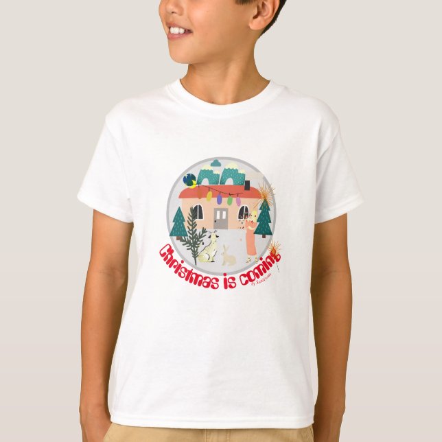 Christmas is coming t shirt (Framsida)
