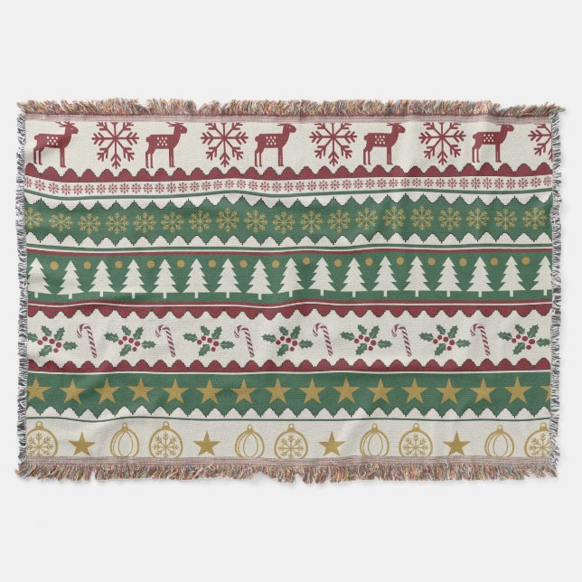 Christmas is cozy and refreshing Throw Blanket Filt (Framsidan)
