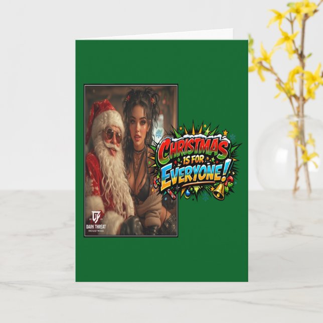 Christmas is for Everyone! Kort (Gul blomma)