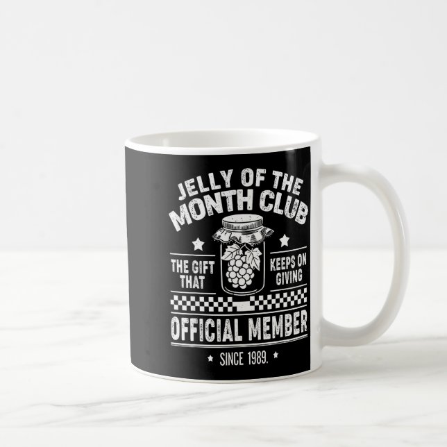Christmas Jelly Of The Month Club Member Funny Xma Kaffemugg (Höger)