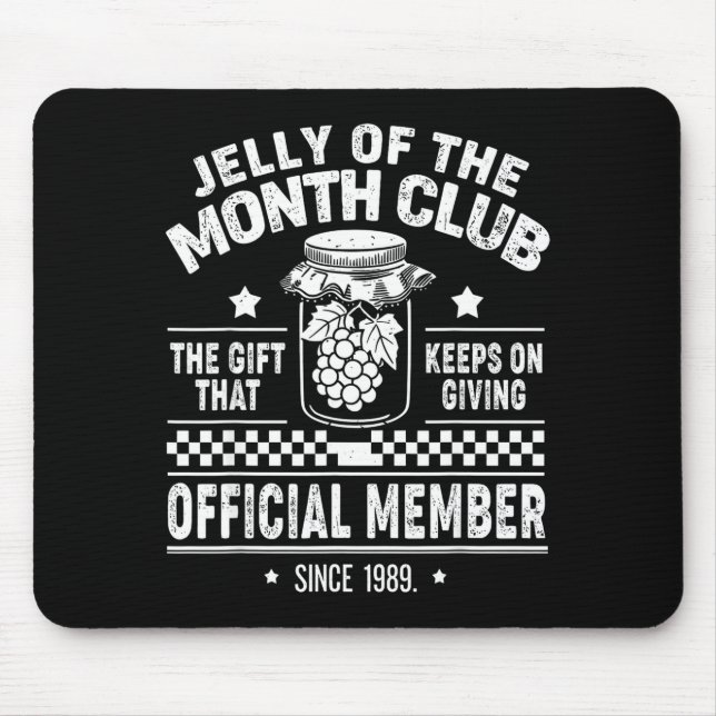 Christmas Jelly Of The Month Club Member Funny Xma Musmatta (Framsidan)