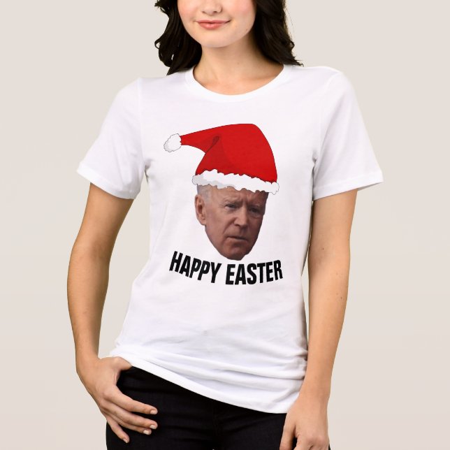 CHRISTMAS JOE BIDEN FUNNY T-SHIRT (Framsida)
