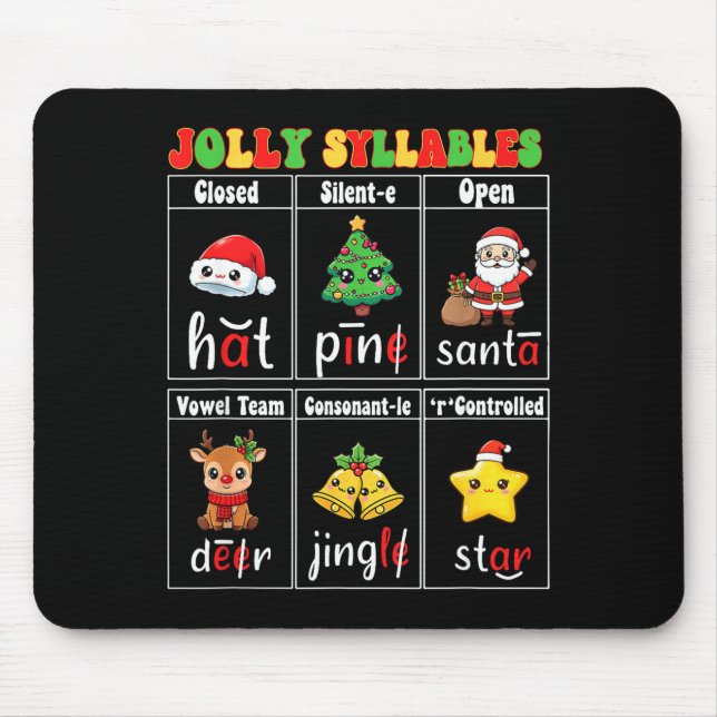 Christmas Jolly Syllables Teacher Students Funny S Musmatta (Framsidan)