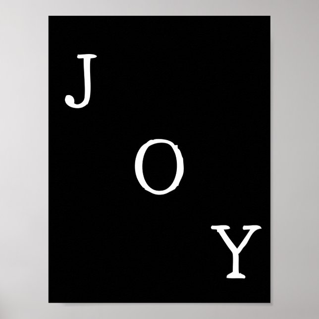 Christmas Joy Holiday Quote Poster (Framsidan)