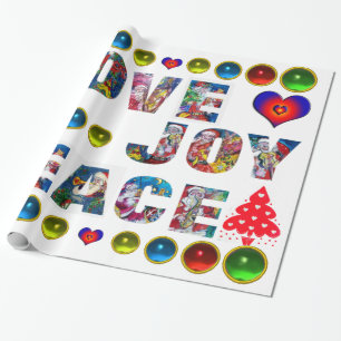 CHRISTMAS JOY KÄRLEK PEACE PRESENTPAPPER