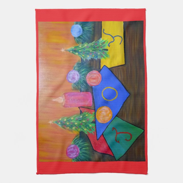 Christmas Joy Kökshandduk (Vertikal)