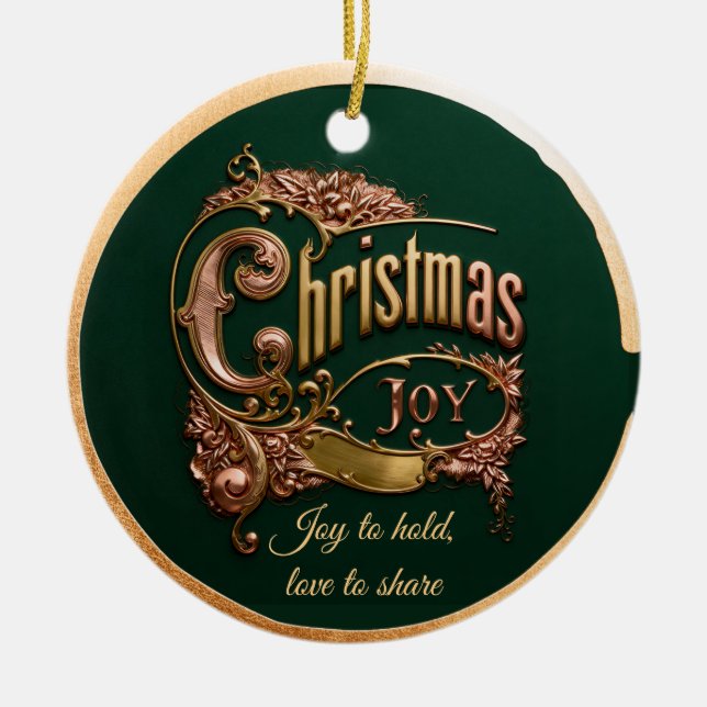 “Christmas Joy” Ornament (Framsidan)