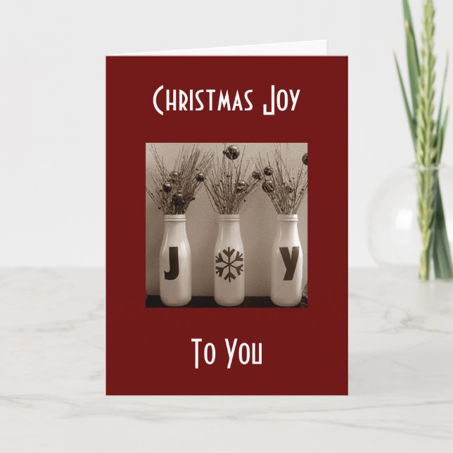 CHRISTMAS JOY TILL HELA ÅRET GENOM HELGKORT (Framsida)