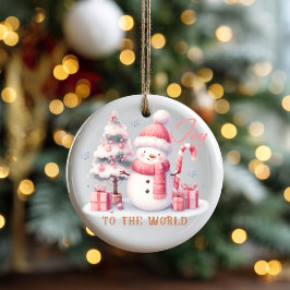 Christmas Joy to the World Ornament