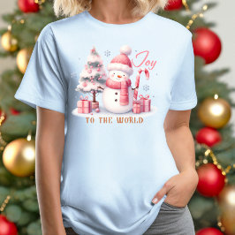 Christmas Joy to the World Woman's  T Shirt