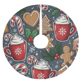 Christmas Julgransmatta Borstad Polyester