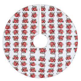 Christmas Julgransmatta Borstad Polyester