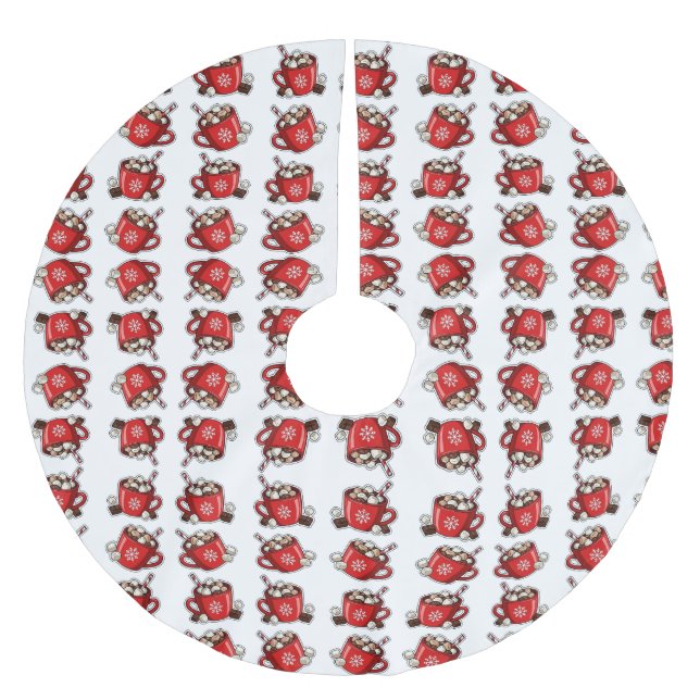 Christmas Julgransmatta Borstad Polyester (Framsidan)