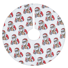 Christmas Julgransmatta Borstad Polyester