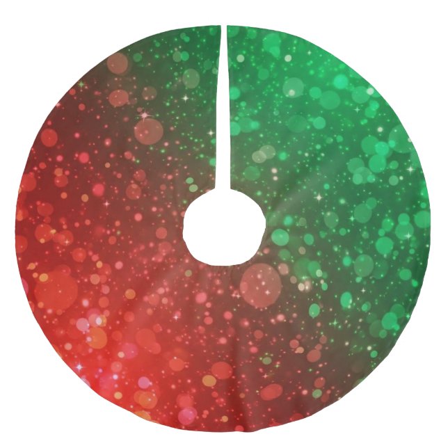 Christmas Julgransmatta Borstad Polyester (Framsidan)