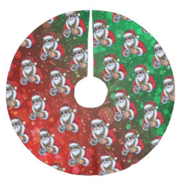 Christmas Julgransmatta Borstad Polyester