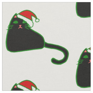 christmas jultomten-hatt-katt tyg